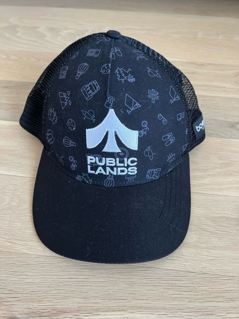 Black Logo Trucker Hat